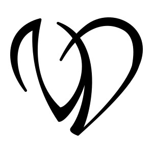 N+D heart tattoo photo