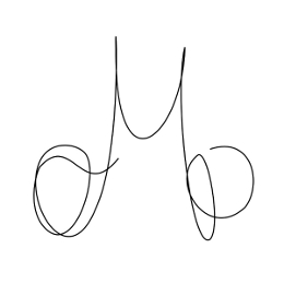 M+O+P letters tattoo photo