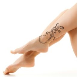 Mehndi lizard tattoo photo