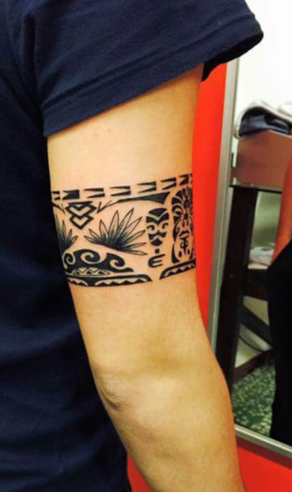 Michele - mixed armband tattoo photo